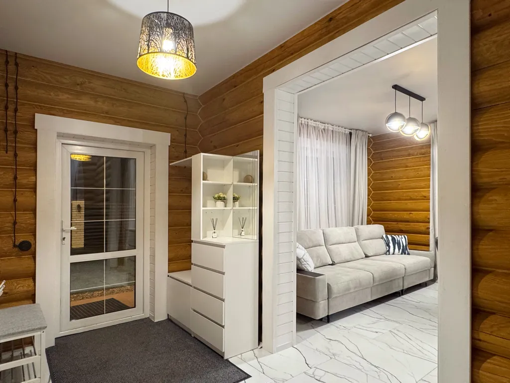 Дом с баней на берегу Москвы реки