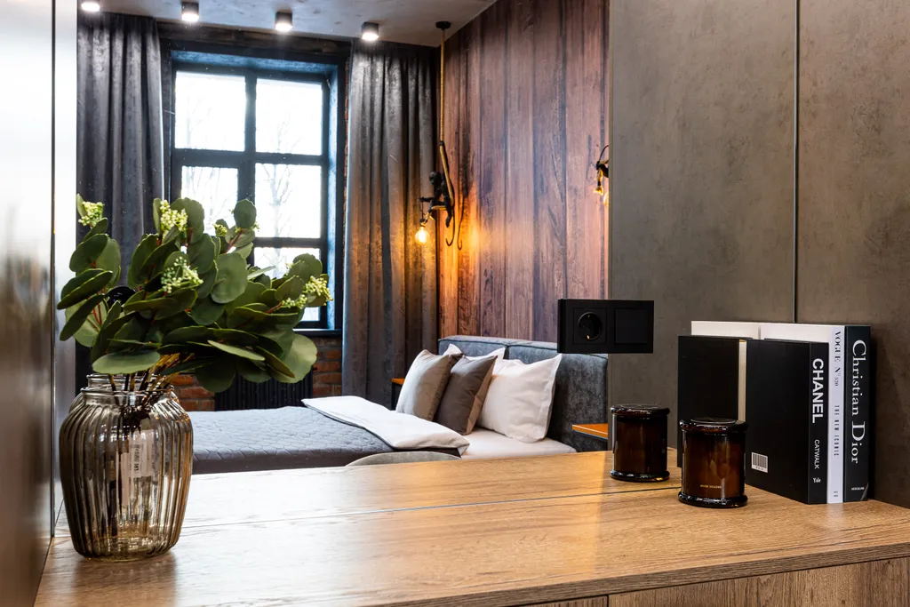 Luxury apartment in loft style