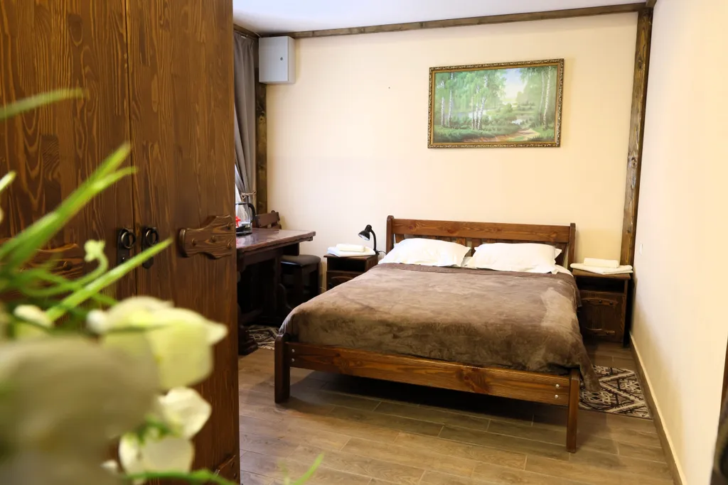 Двухкомнатный семейный одноэтажный дом с двумя ванными комнатами