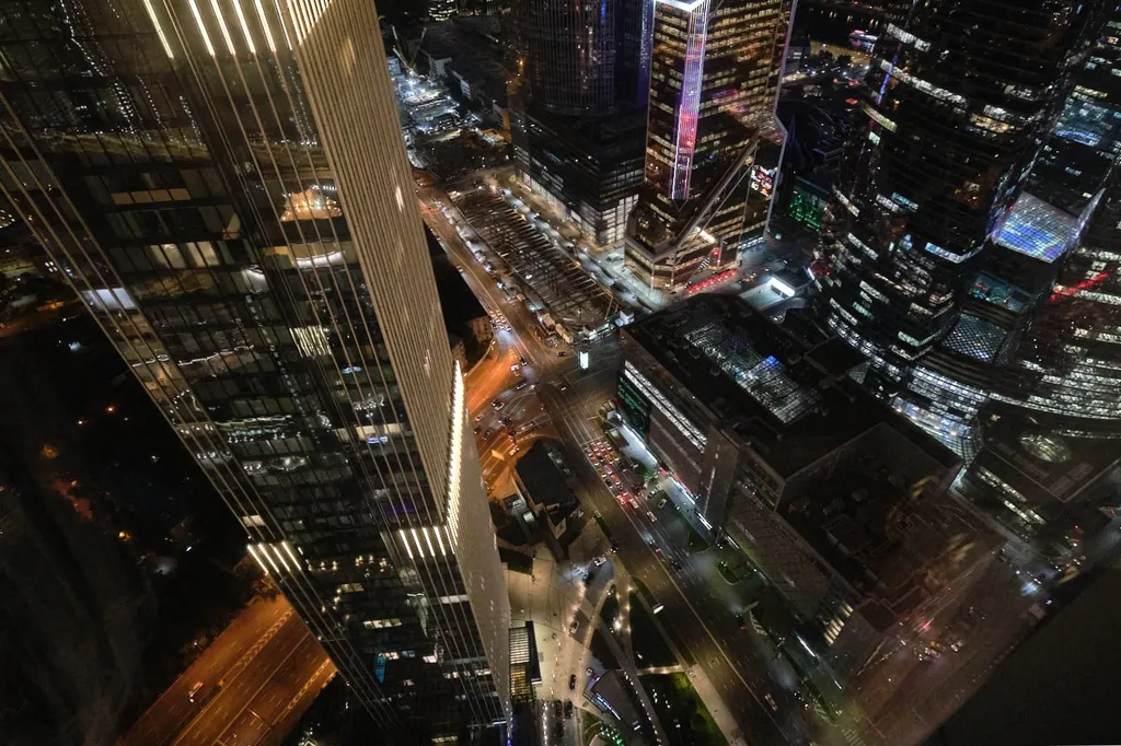 Квартира Квартира Sky City Moscow 51 этаж Уютная студия на 51 этаже с видом на башни! — Москва