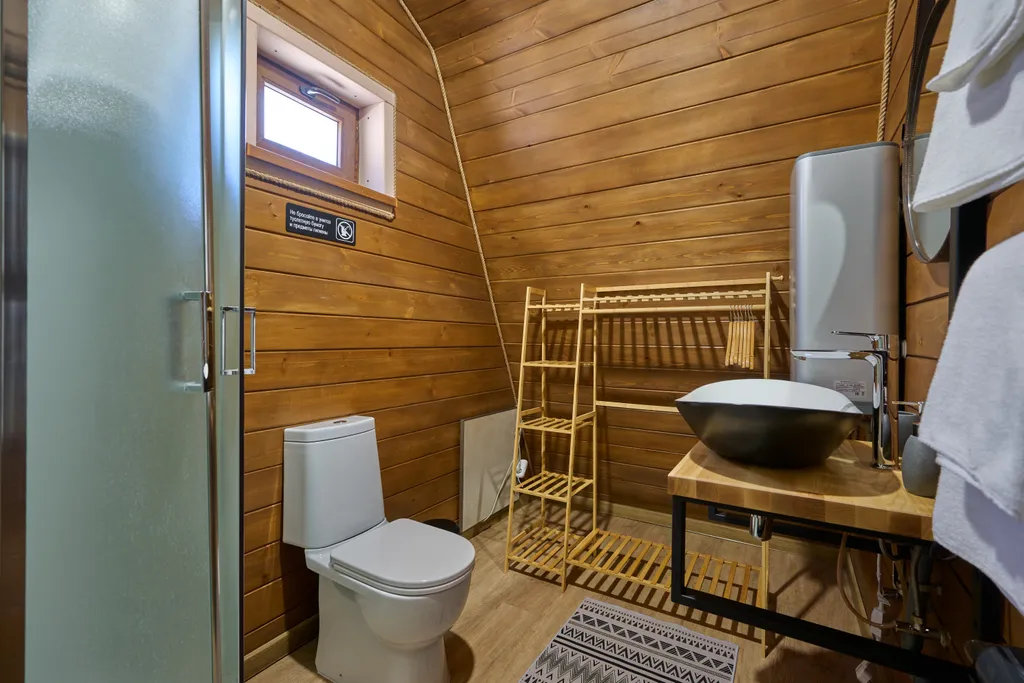 Коттедж Коттедж Шале с 1 спальней, кухня-гостиная с диваном и ванной комнатой — Мезмай