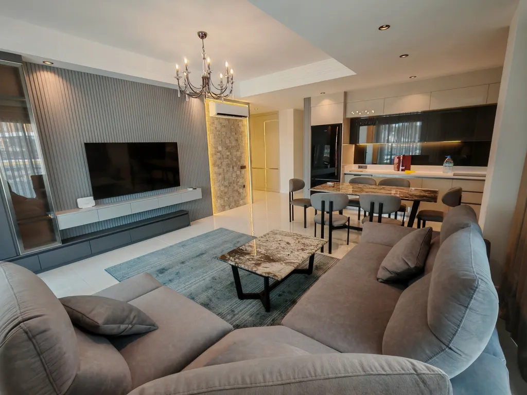 Квартира 2+1 XL в Azura World c видом на бассейн и аквапарком