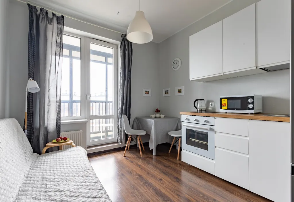 Квартира Белоснежная 1комнатная квартира с отличным дизайном — Санкт-Петербург