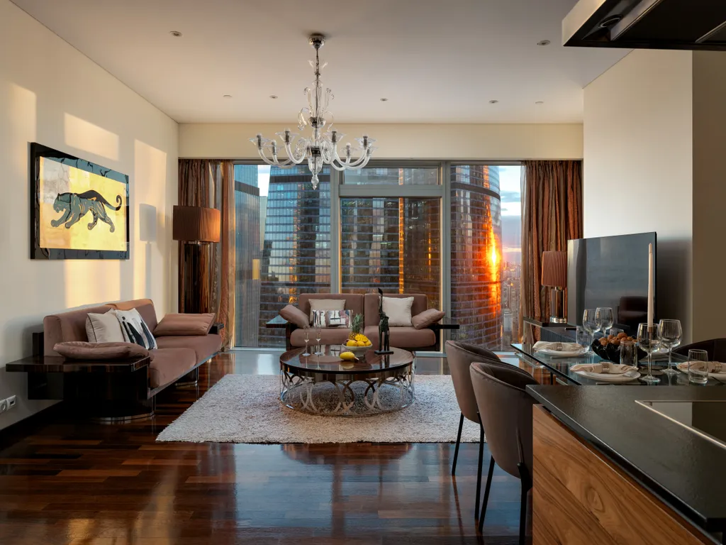 Элитная квартира skyline в Москва-сити