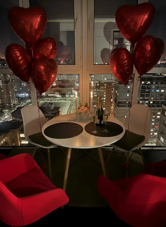 Красивая видовая студия с панорамой на 24 этаже