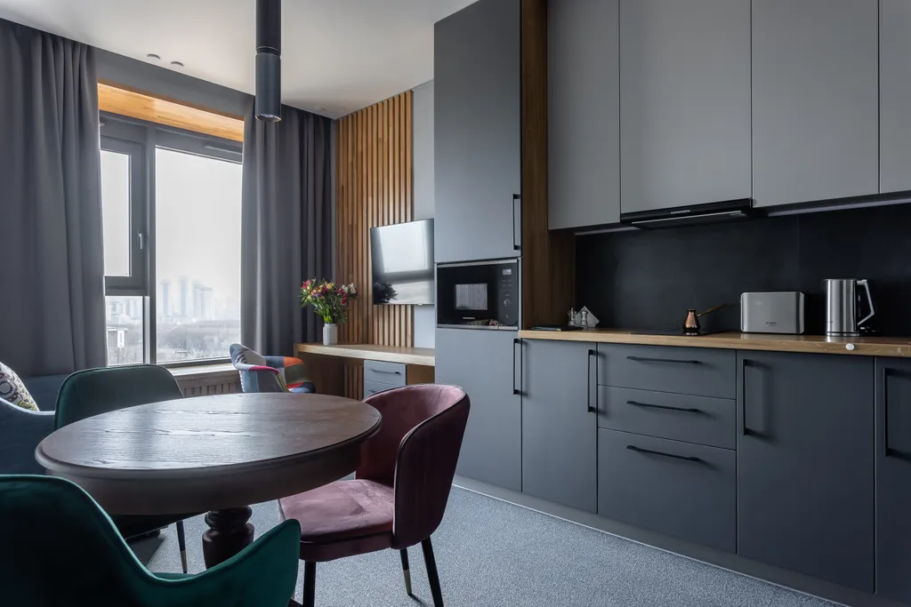 Квартира Квартира Семейный двухкомнатный  номер с потрясающим видом на Парк Победы — Москва