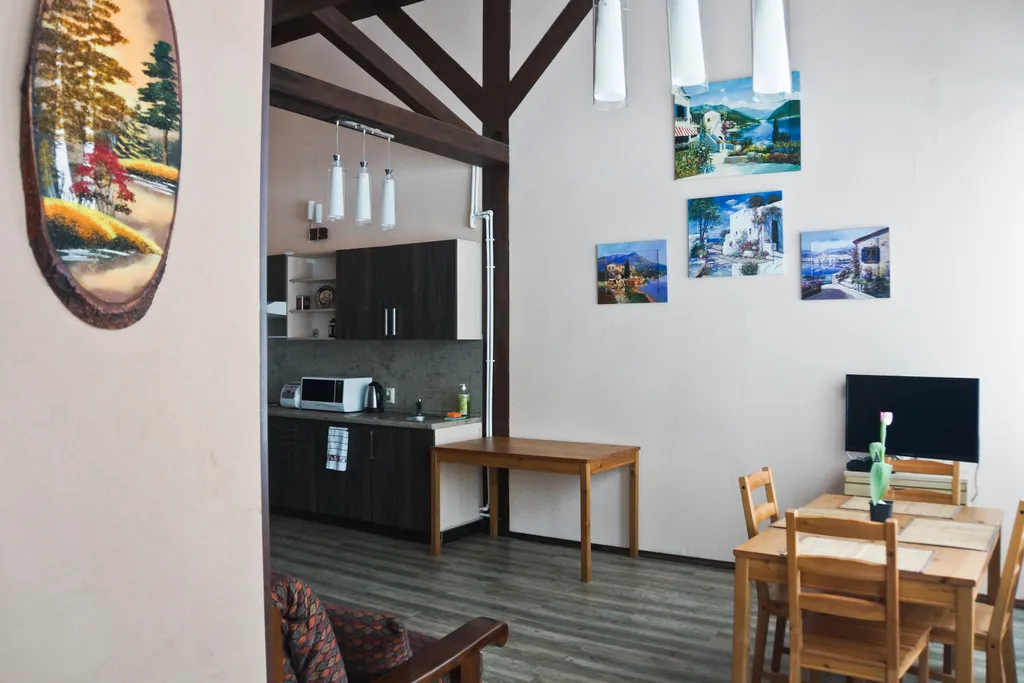 Трехкомнатный коттедж с верандой