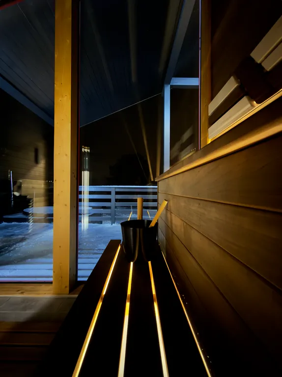 Коттедж Коттедж Новый, тёплый барнхаус с сауной и купелью — Проводник