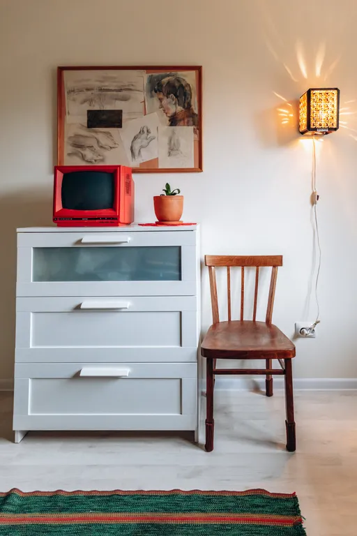 Квартира с атмосферой 80-х в центре города