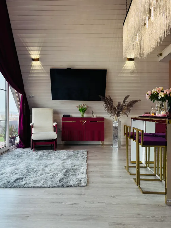 Коттедж Уютный A-frame «Облака» с видом на горы — Гостагаевская