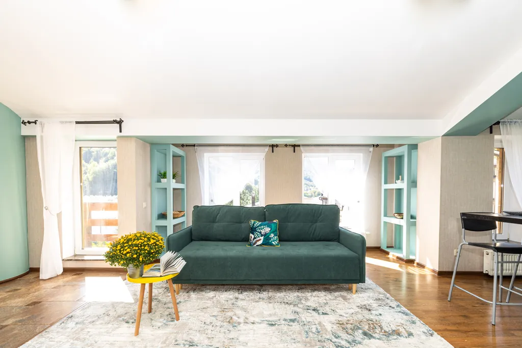 Просторная квартира с видом на горы