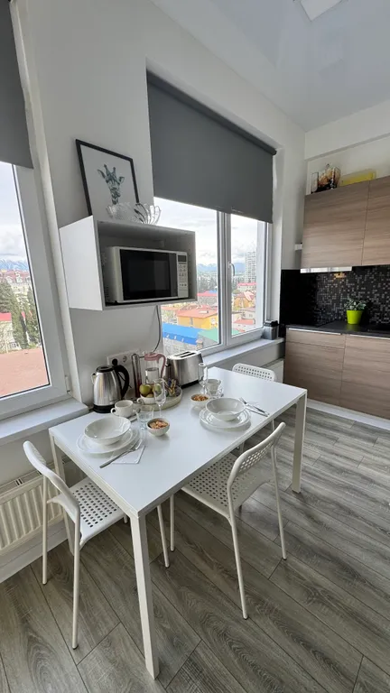 Студия с шикарным видом на горы