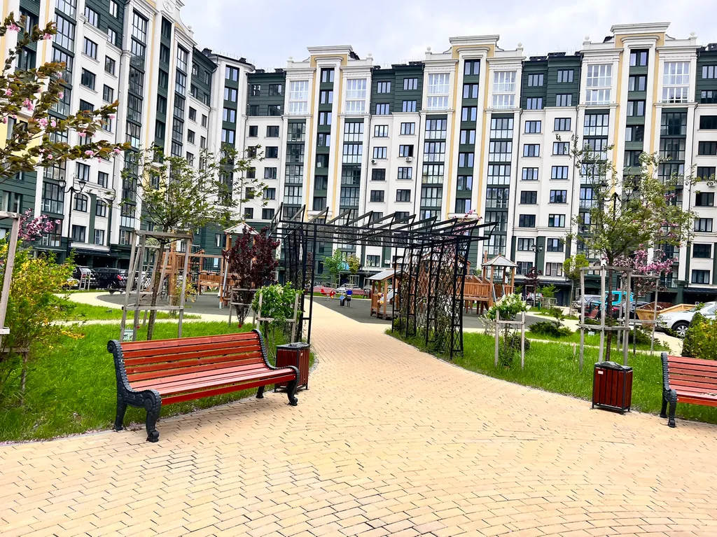 Новая белоснежная квартира в современном ЖК