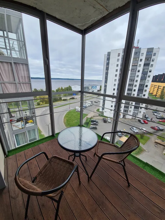 Уютная квартира с потрясающим видом на Онежское озеро — аренда посуточно в Петрозаводск