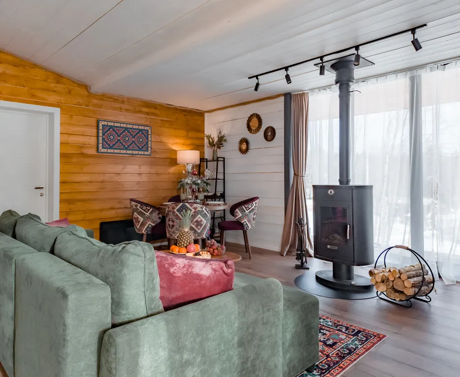 Дом c сауной и видом на лес