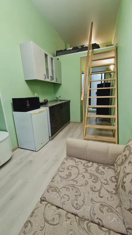 Квартира Квартира Уютная студия напротив метро — Санкт-Петербург