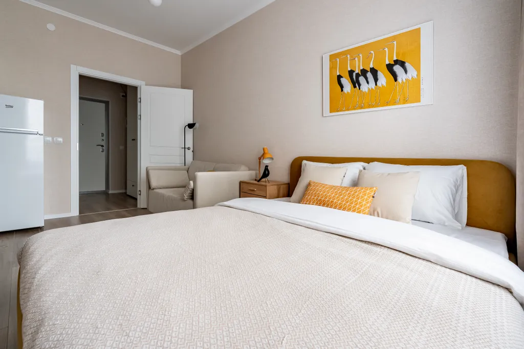 Квартира Квартира Медовая студия в ЖК Ясно Янино — Янино-1