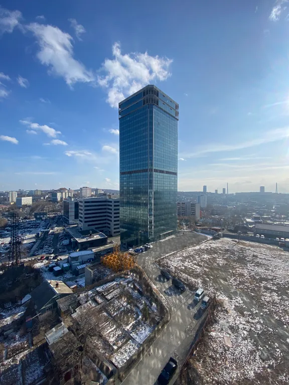 Прекрасная квартира с видом на Русский мост