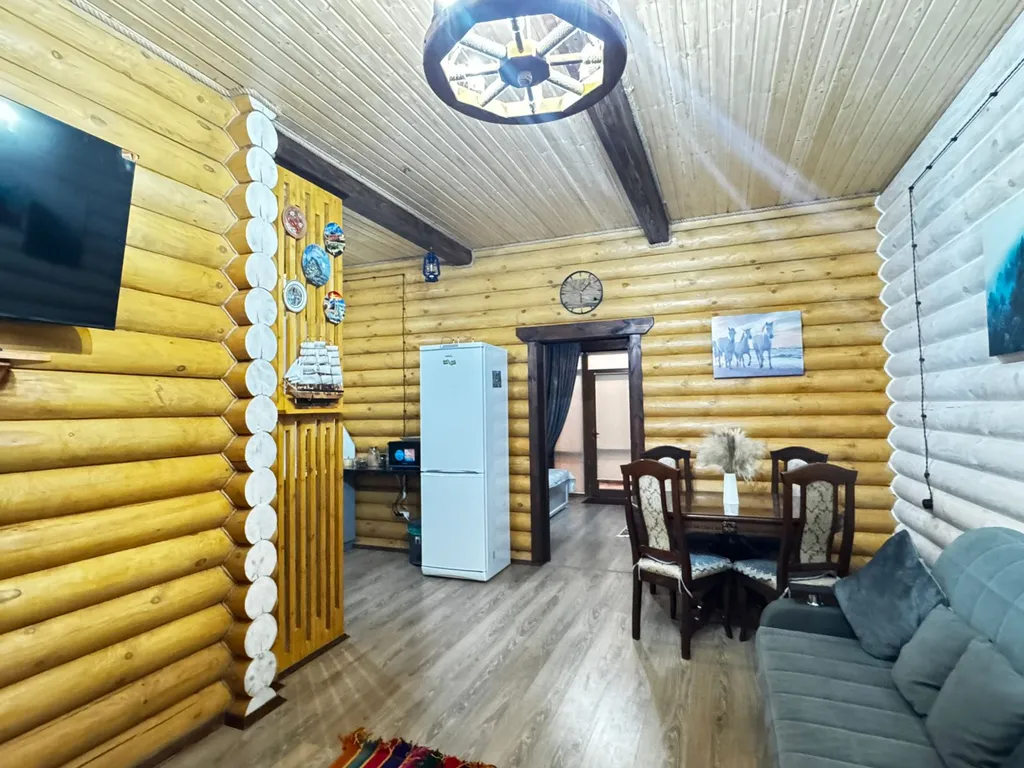 Домик у моря из бруса