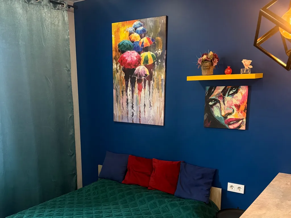 Апартаменты Blue Sky с дизайнерскими ремонтом и выдержанным стилем