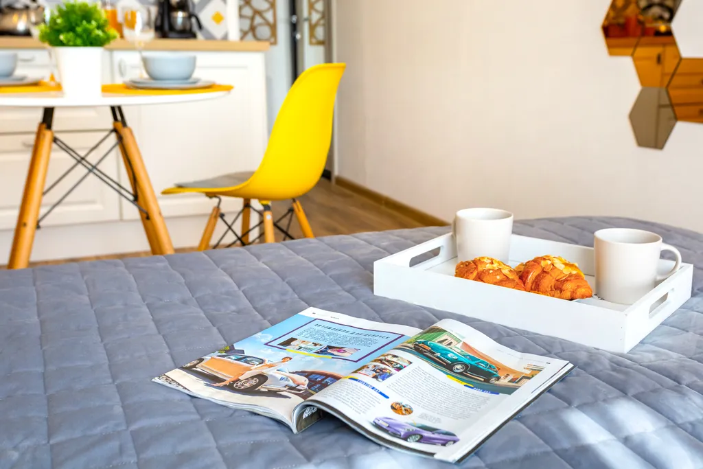 Апартаменты Riverside с панорамным окном в центре