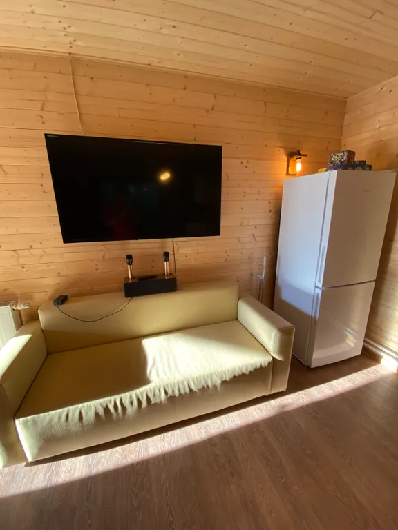 Домик с русской баней на дровах + сибирский банный чан