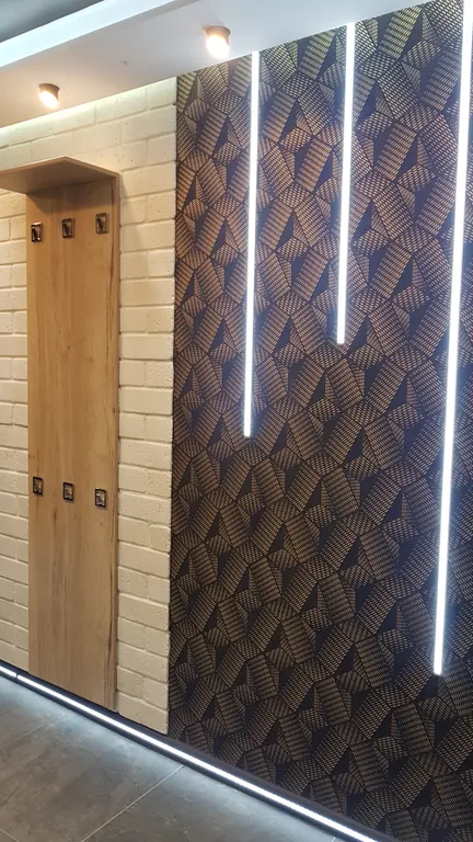 Студия с дизайнерским ремонтом