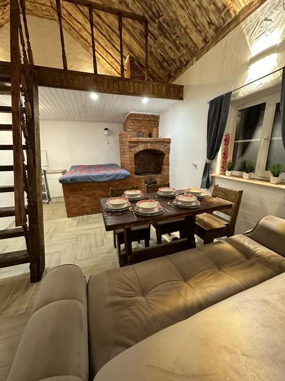 Дом с банным чаном и печью-лежанкой в горах