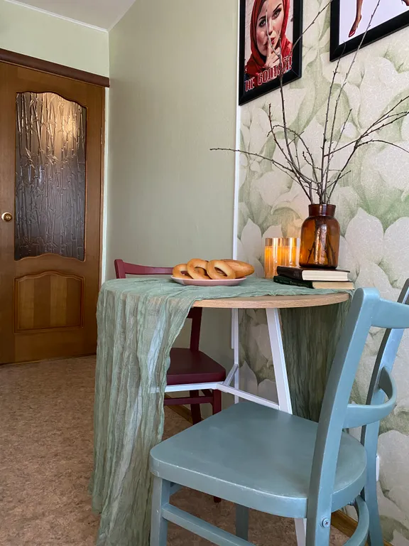 Просторная квартира с видом на город и парк