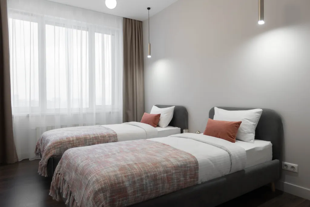 Квартира Новая квартира Бургунди Сьют с дизайнерским интерьером — Москва