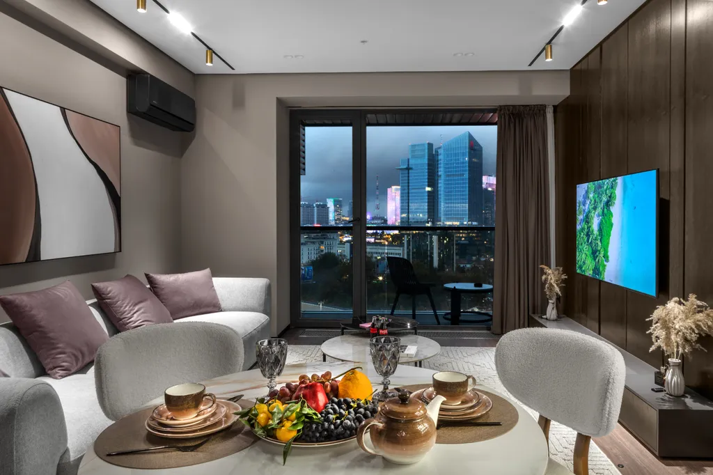 Двухкомнатный люкс апартамент в центре Ташкента  ЖК NRG U-Tower