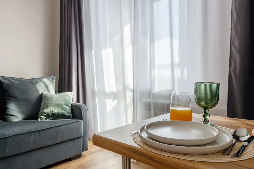 Уютная квартира в центре города с видом на аэоропорт