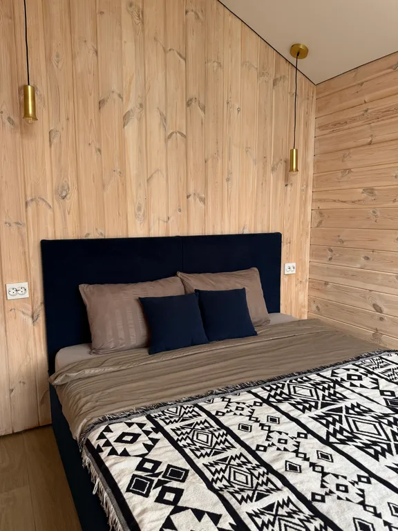 Панорамный дом с чаном под открытым небом и баней на дровах