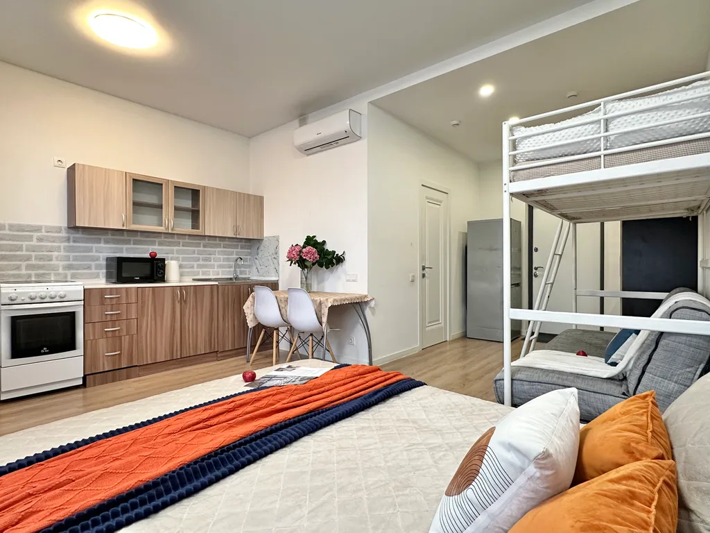 Студия в районе Остафьево, Силикатная - не берем плату за уборку