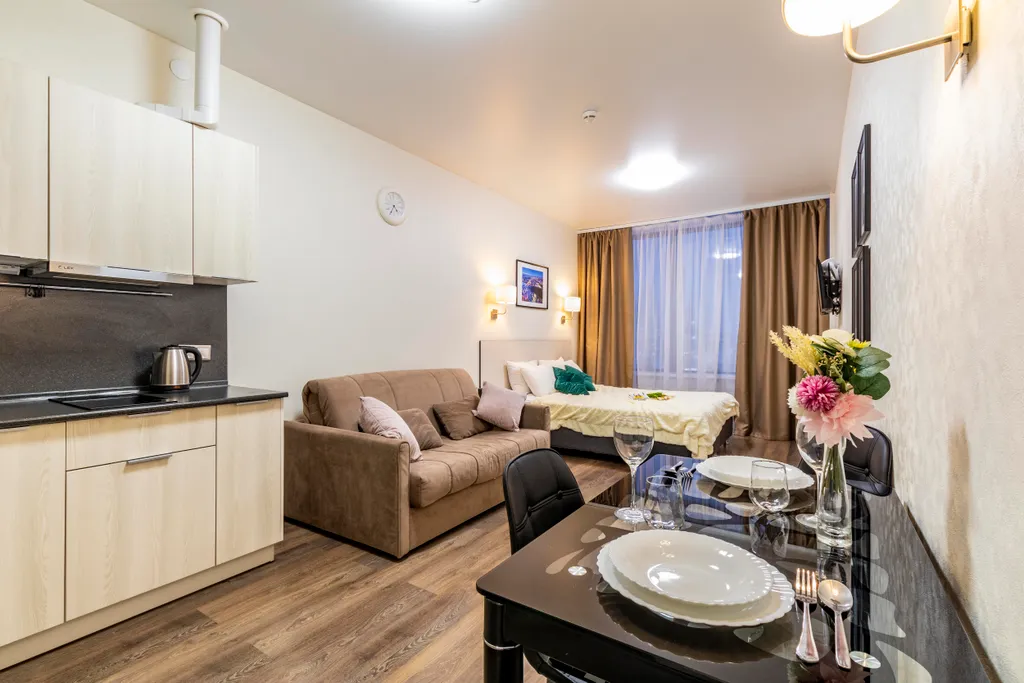 Уютный апартамент с видом на город