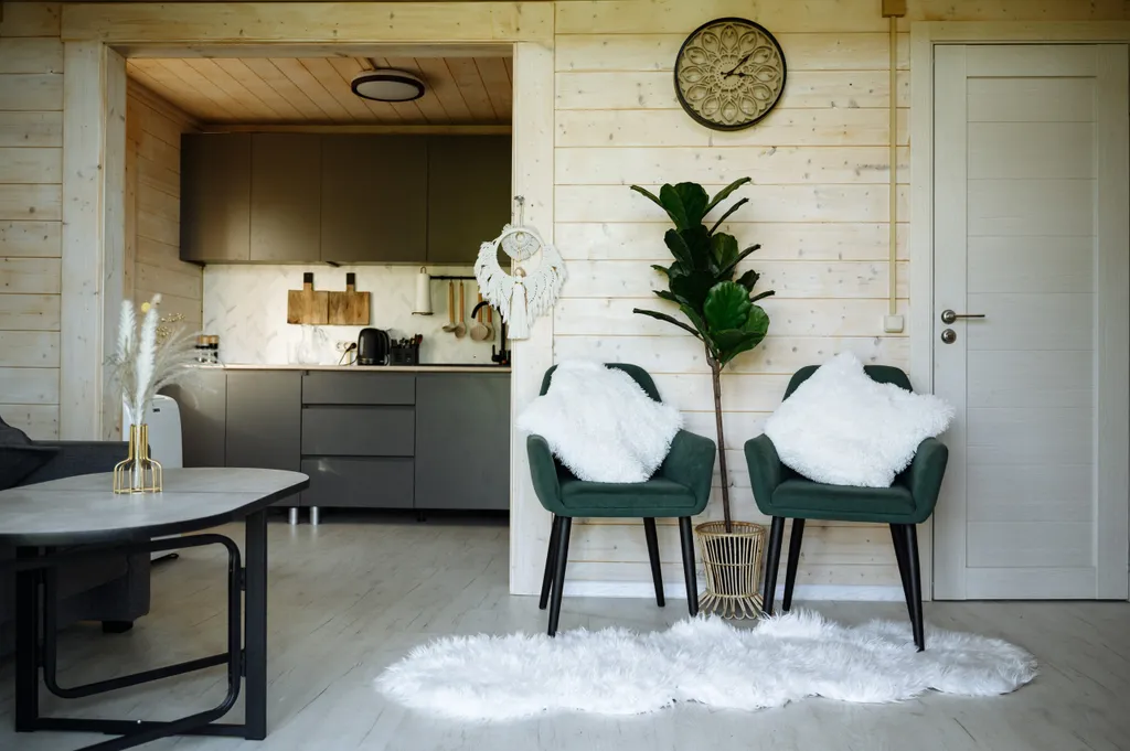 Коттедж Коттедж Уютный Барн-хаус с банным чаном и русской баней — Санкт-Петербург