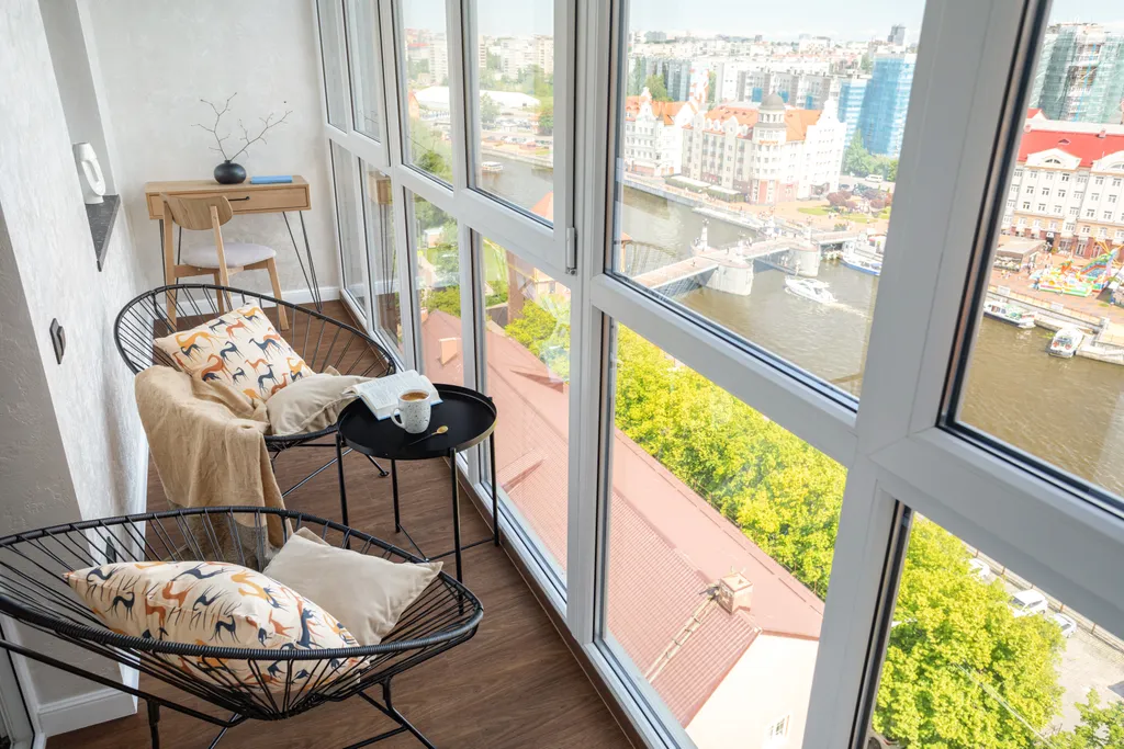 Квартира Новая квартира с шикарным панорамным видом на Рыбную деревню — Калининград