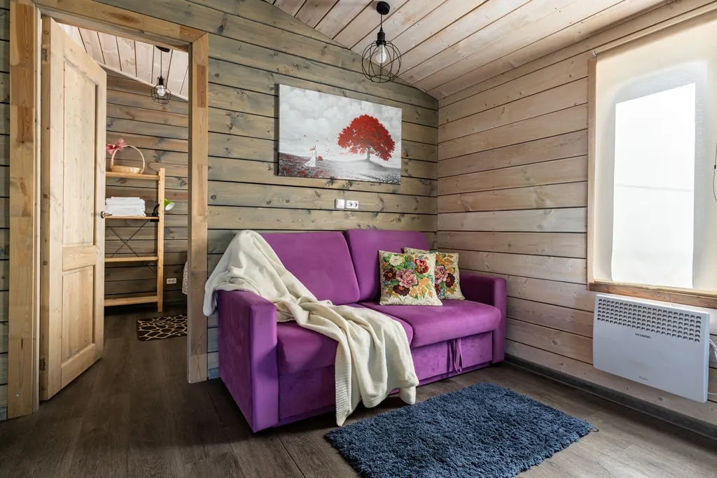 Коттедж на 6 гостей с 2-мя спальнями и кухней-гостиной