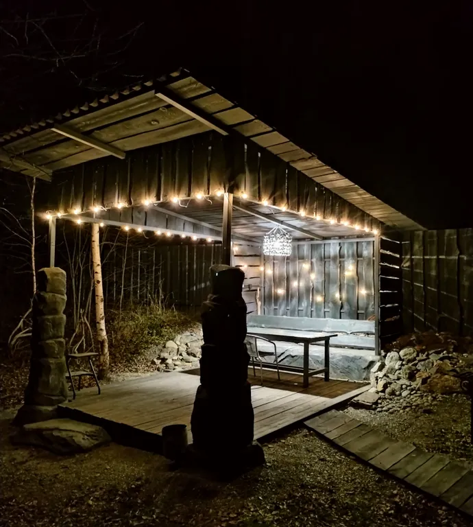 Дом в сосновом лесу