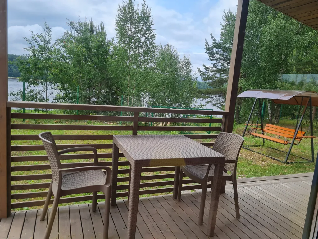 Дом 40m2 — чан, кухня, вид на Волгу