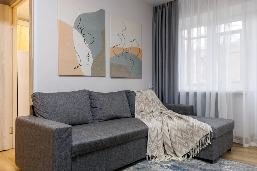 Двухкомнатная квартира в центре города