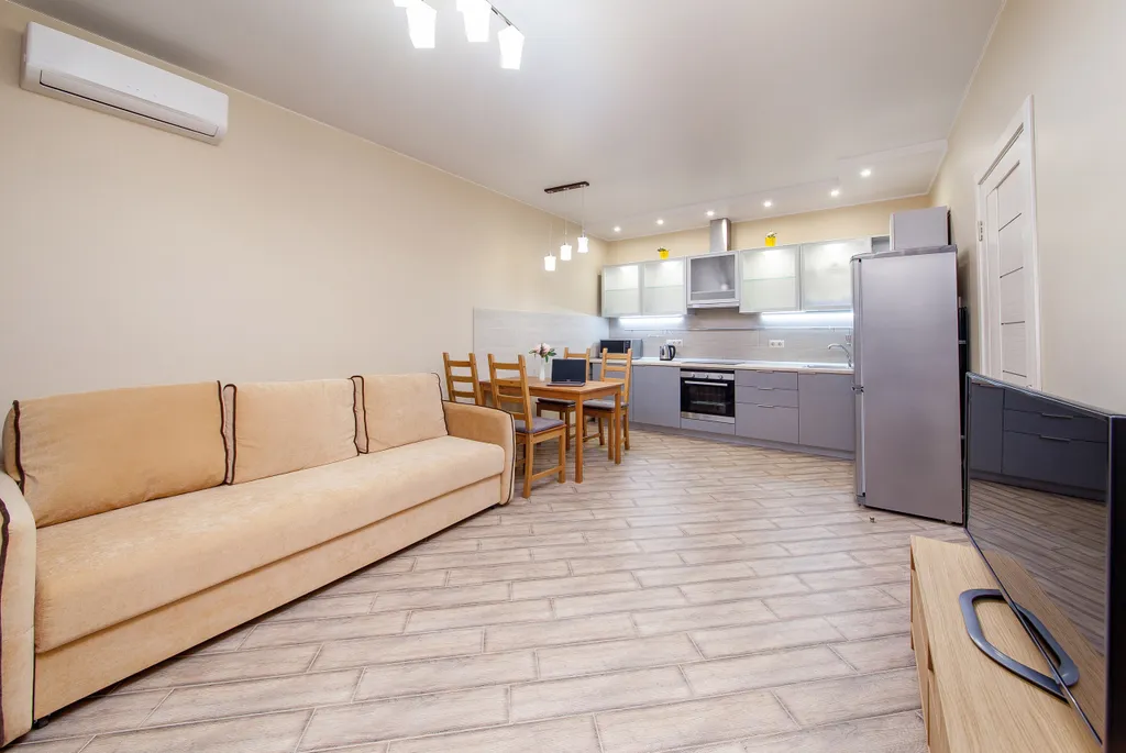 Квартира Квартира Уютная евродвушка около парка Галицкого — Краснодар