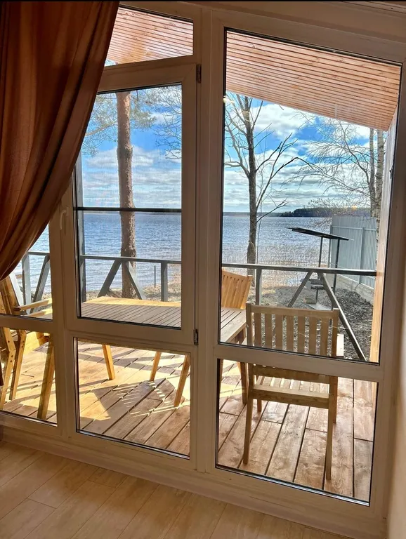 Новый дом на озере Селигер в деревне Заполёк