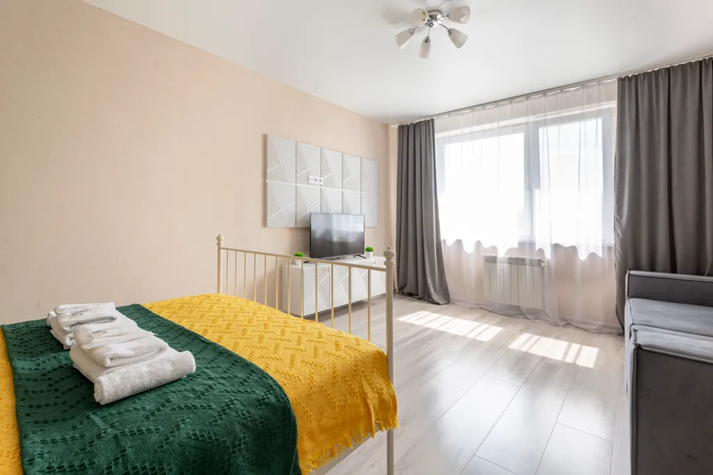 Апартаменты недалеко от залива, гостиничный сервис, бесконтактно