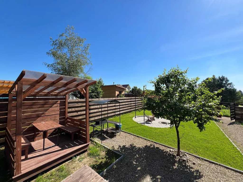 Дом №3 A-frame с сибирским горячим чаном на дровах