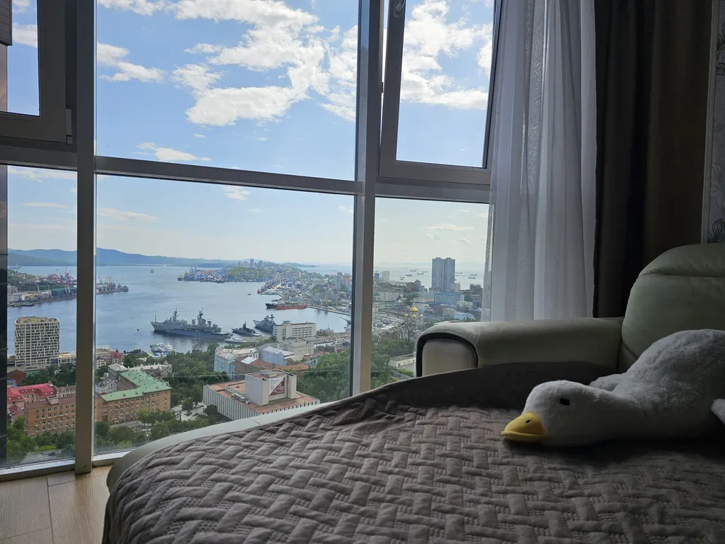 Квартира 3-ком. в центре Владивостока с видом на море и город — аренда посуточно в Владивосток