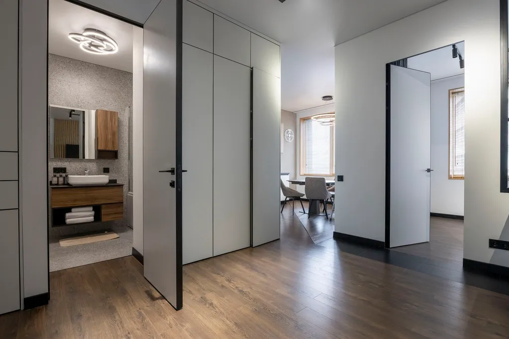 Квартира Квартира Дизайнерская двушка с камином у ЦСКА — Москва