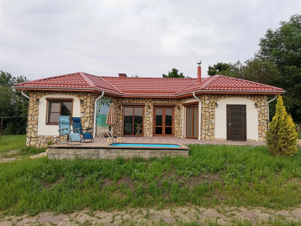 Вилла Lindens Ekopark с видом на гору Стрижамент