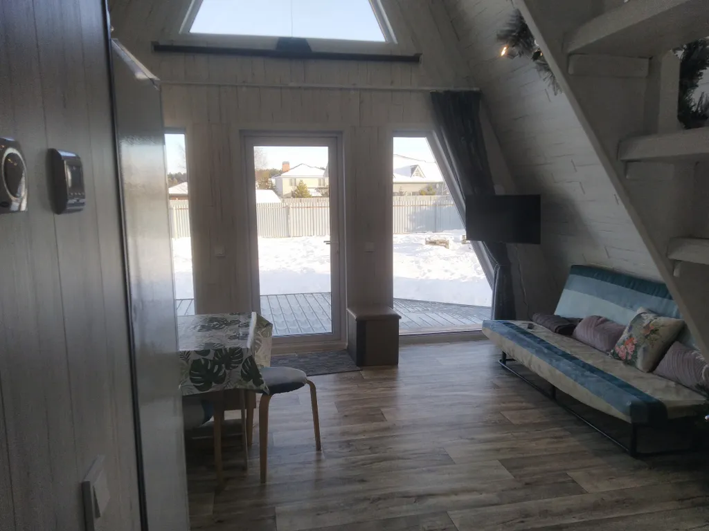 Дом А-фрейм для спокойного семейного отдыха