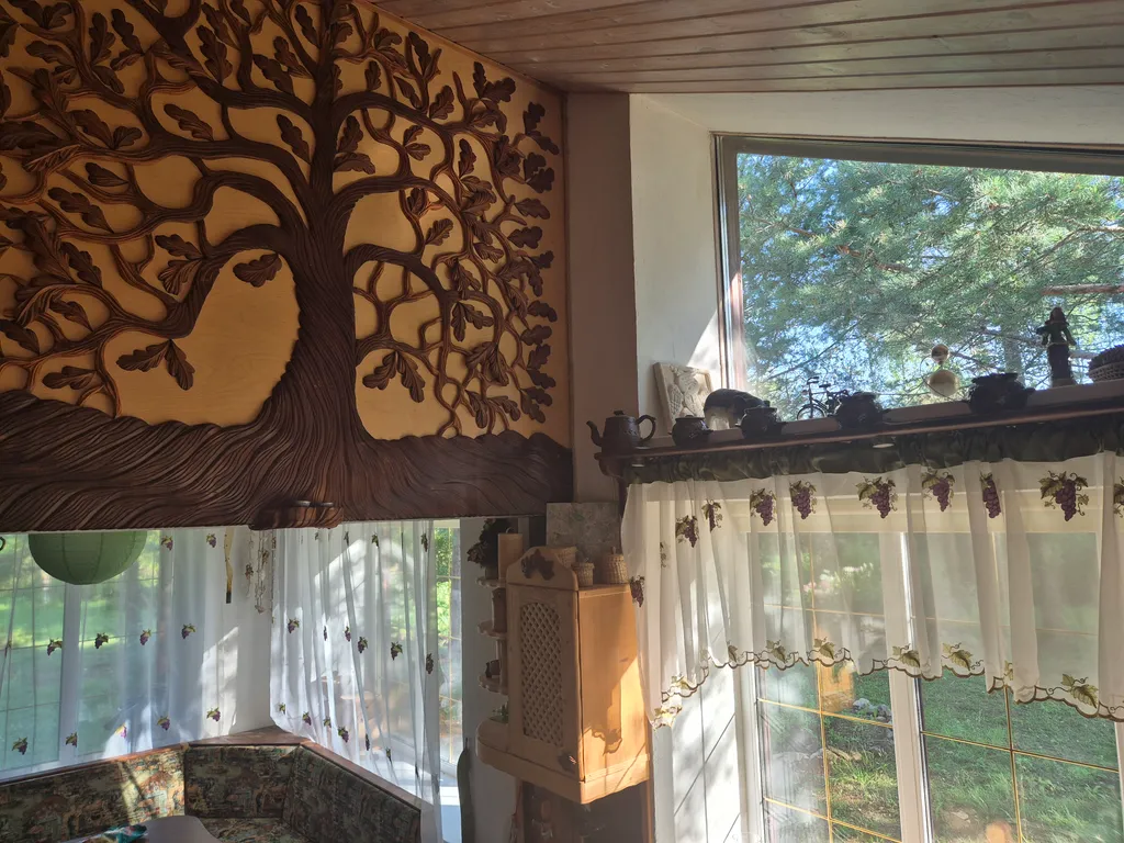 Эко - дом в лесу в гостях у Миродары